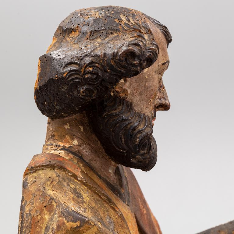 SCULPTURE, wood, 18th Century.