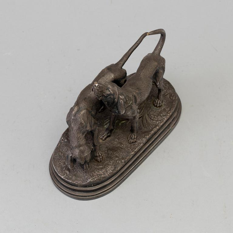 ALFRED DUBUCAND, after, metal sculpture, 19th/20th century.