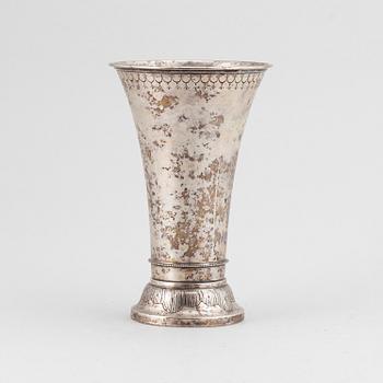 A silver vase, K Anderson, Stockholm, 1908.
