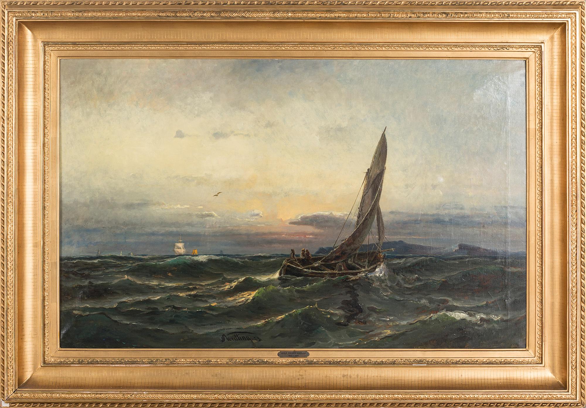 ADOLF NORDLING, oil on canvas, signed and dated -74.