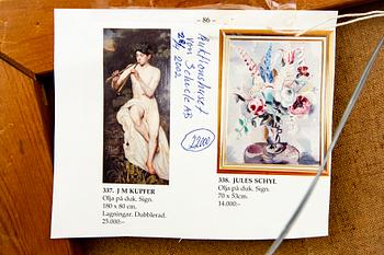 JULES SCHYL, a signed an dated oil on canvas.