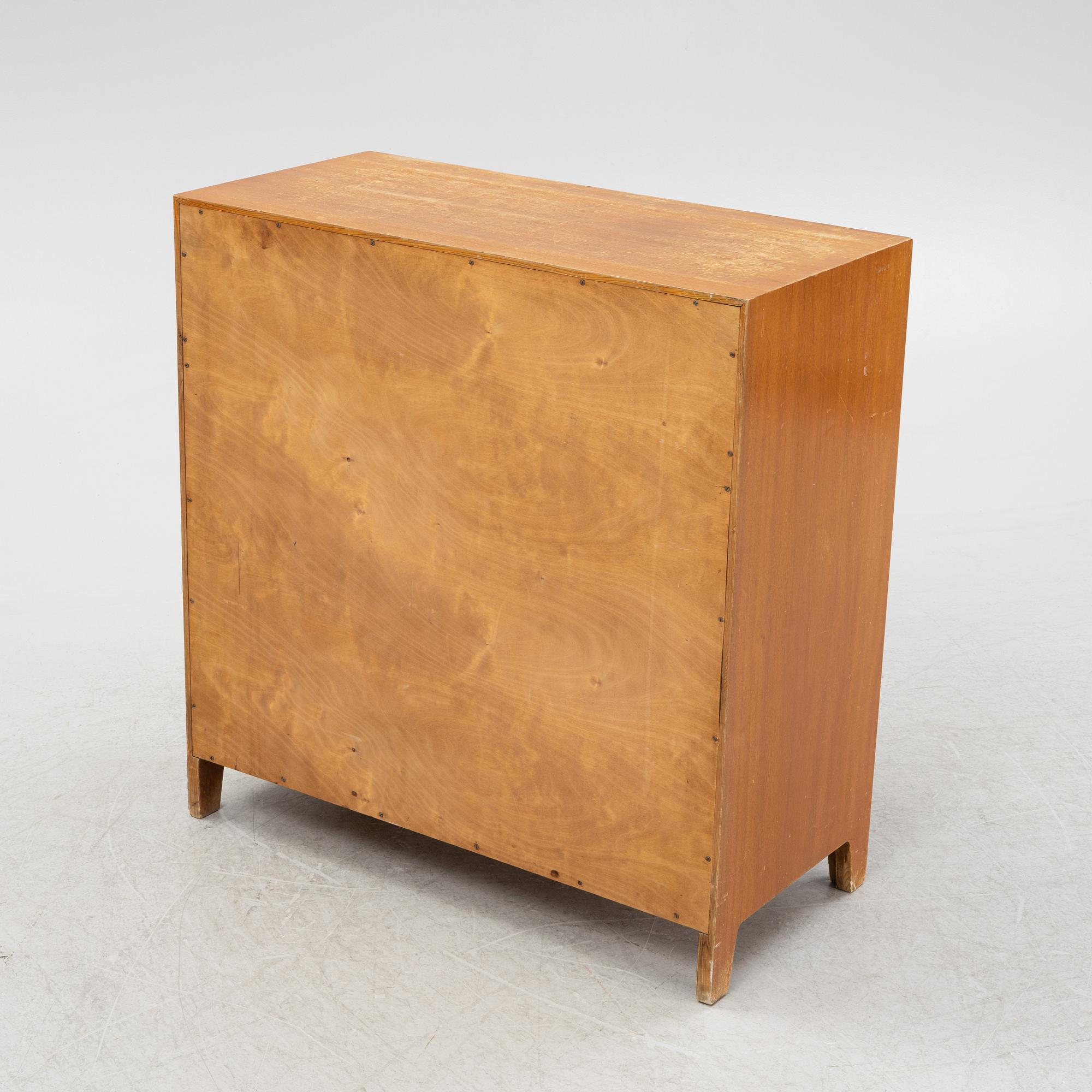 A Swedish Modern mahogany veneered dresser, 1940s.