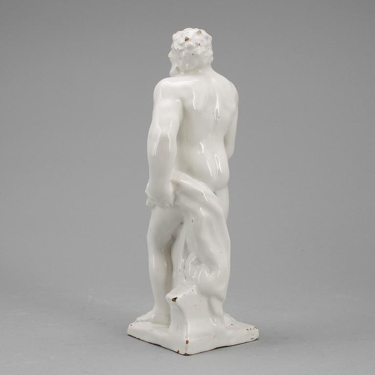 SKULPTUR, porslin/keramik, möjligen 1700-tal.