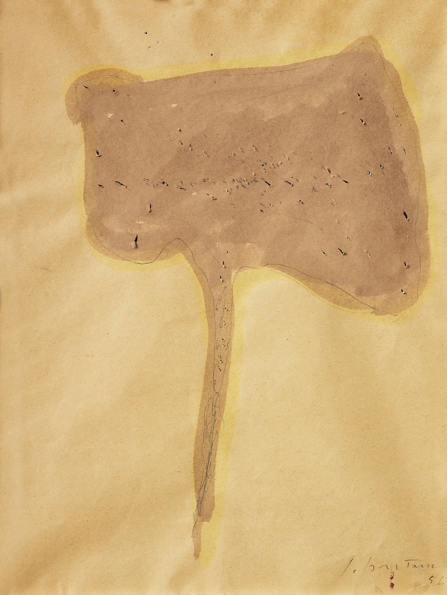 Lucio Fontana, Untitled.