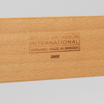 Bruno Mathsson, fåtölj "Eva", Bruno Mathsson International, Värnamo 2003.