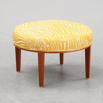 A model 647 stool by Josef Frank for Firma Svenskt Tenn, designed 1936.