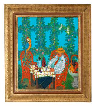 35. Lennart Jirlow, "Avkoppling vid pergolan".