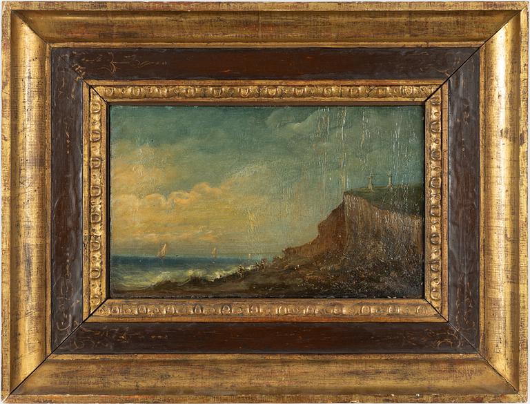 English artist, 19th century, At the coast of Dover.