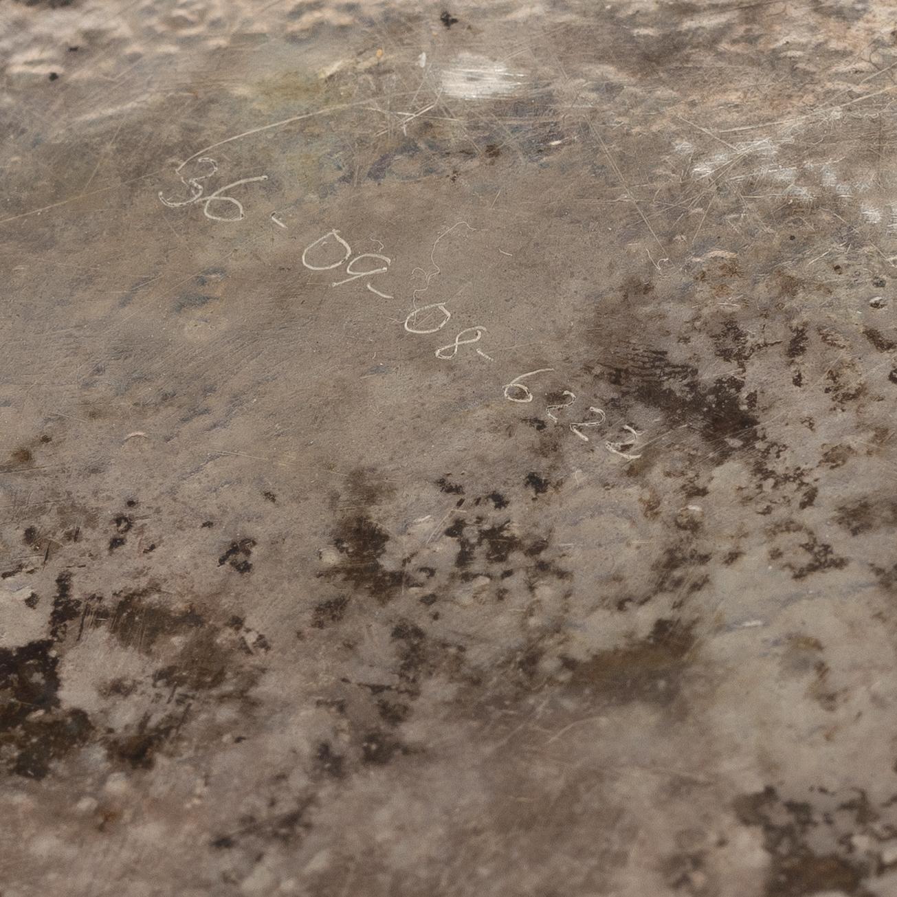 Six silver cups and tray, silver, Iran, 20th century.