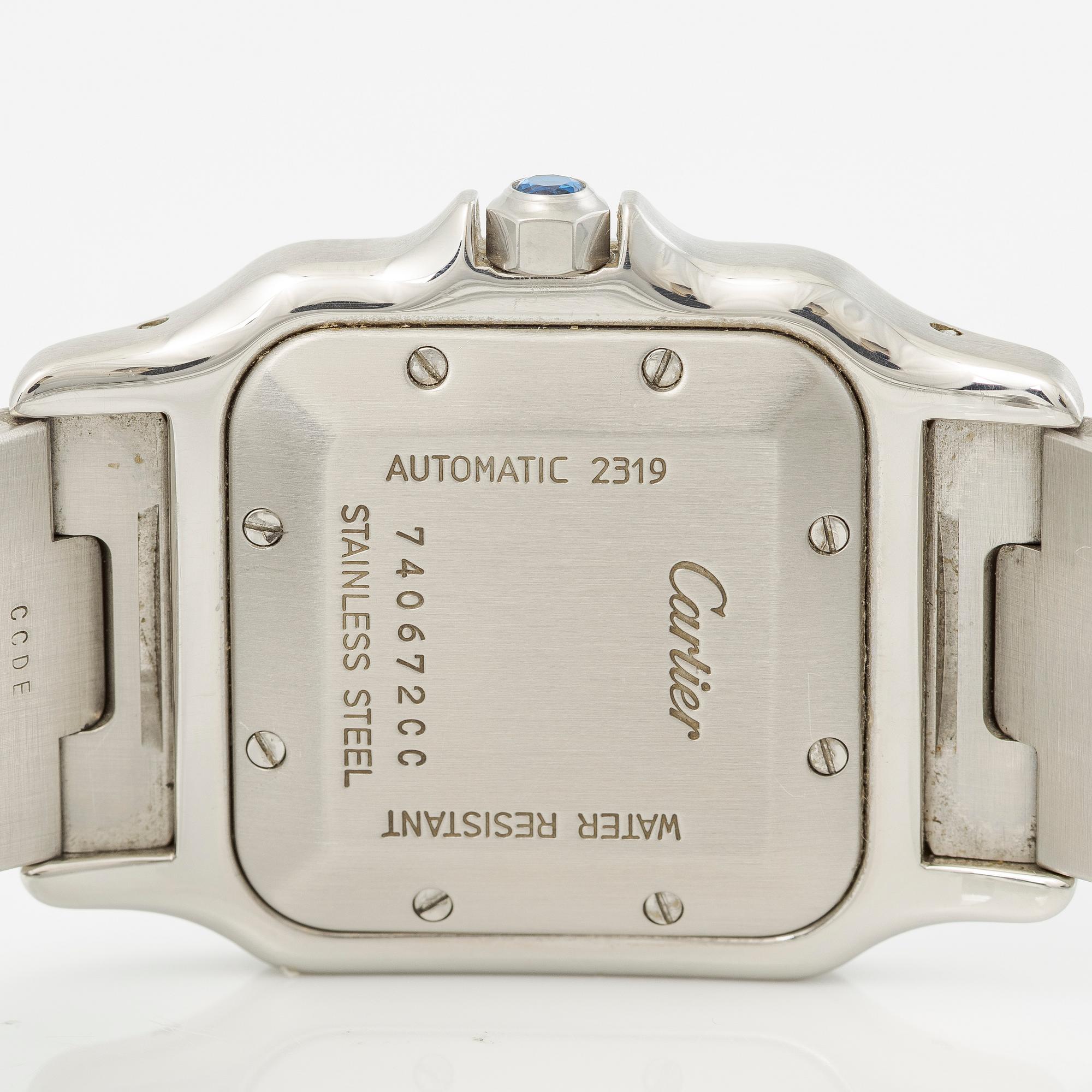 Cartier, Santos Galbée, wristwatch, 29 x 29 (41) mm.