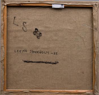 LEENA SÖDERHOLM, olja på duk, signerad och daterad -07.