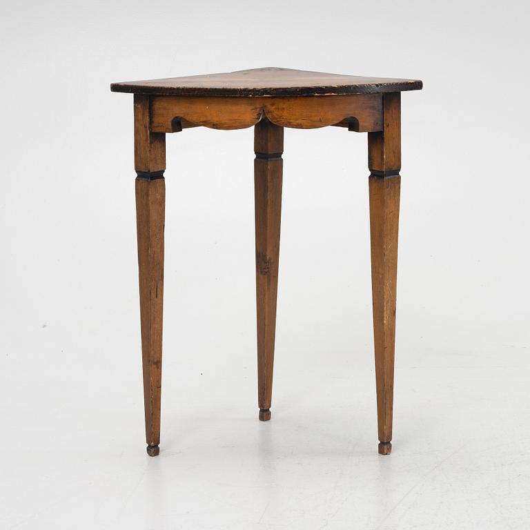 Hörnbord, 1800-tal.
