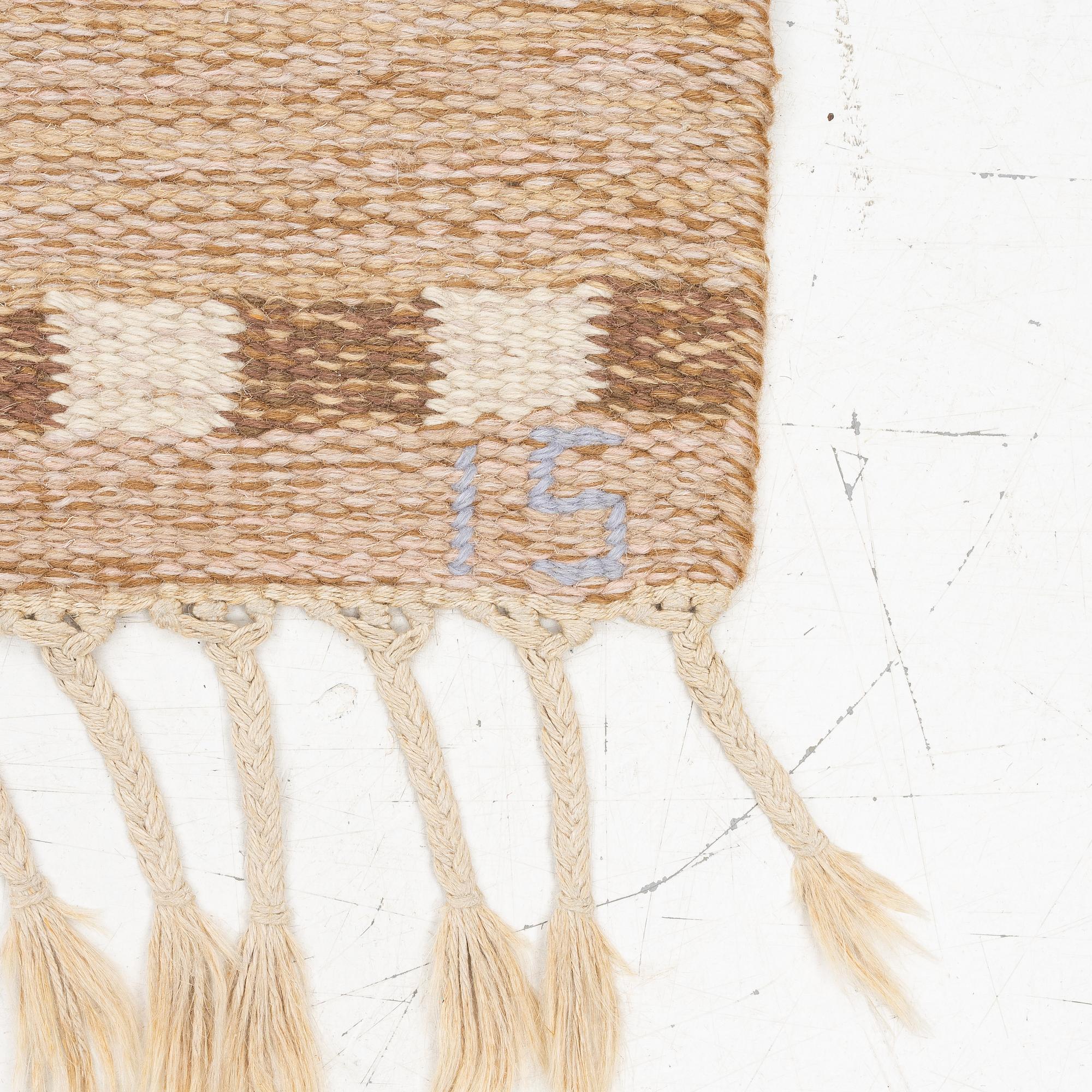 Ingegerd Silow, Rug, flat weave, approx. 203 x 139 cm.