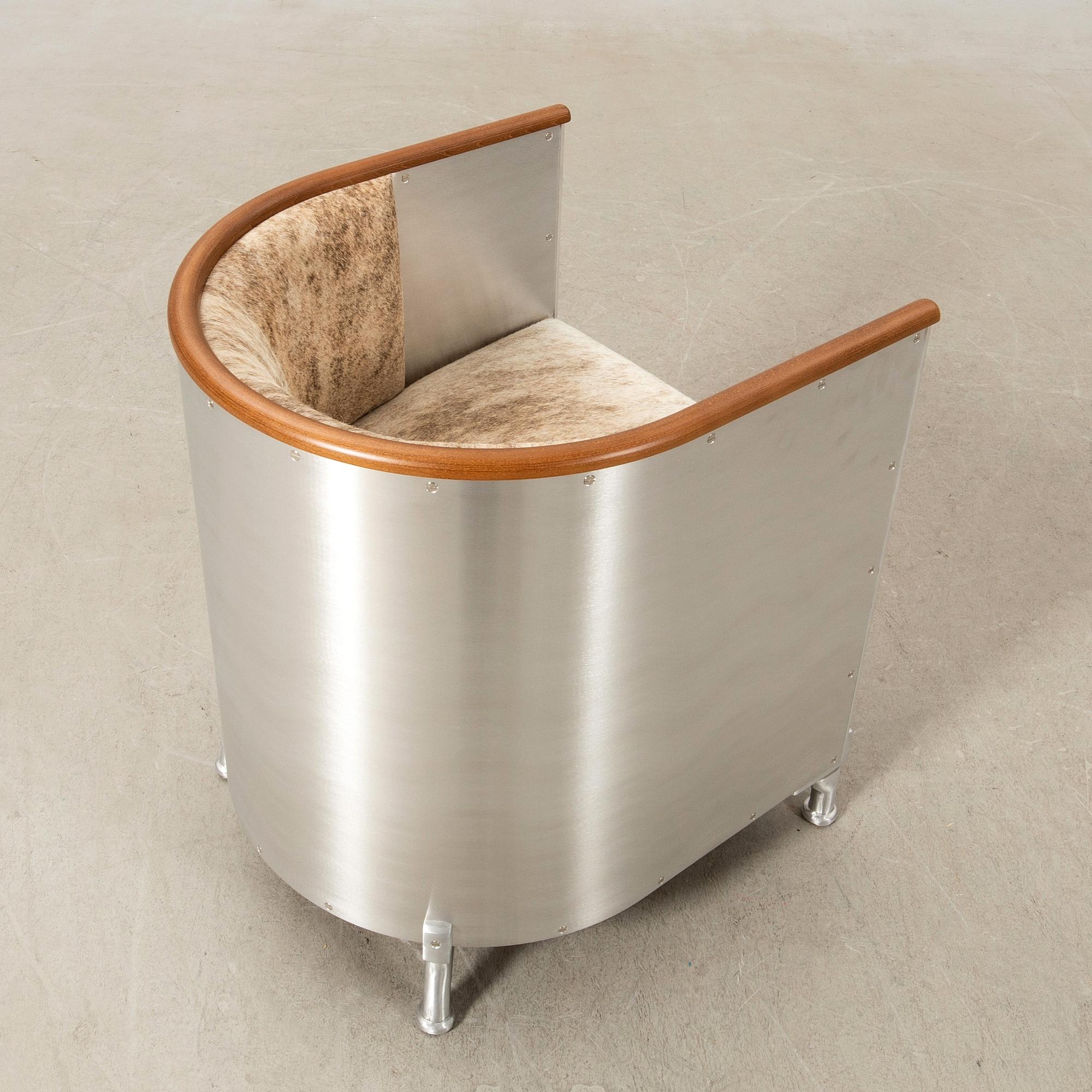 Mats Theselius, armchair "Aluminium Chair", Källemo.