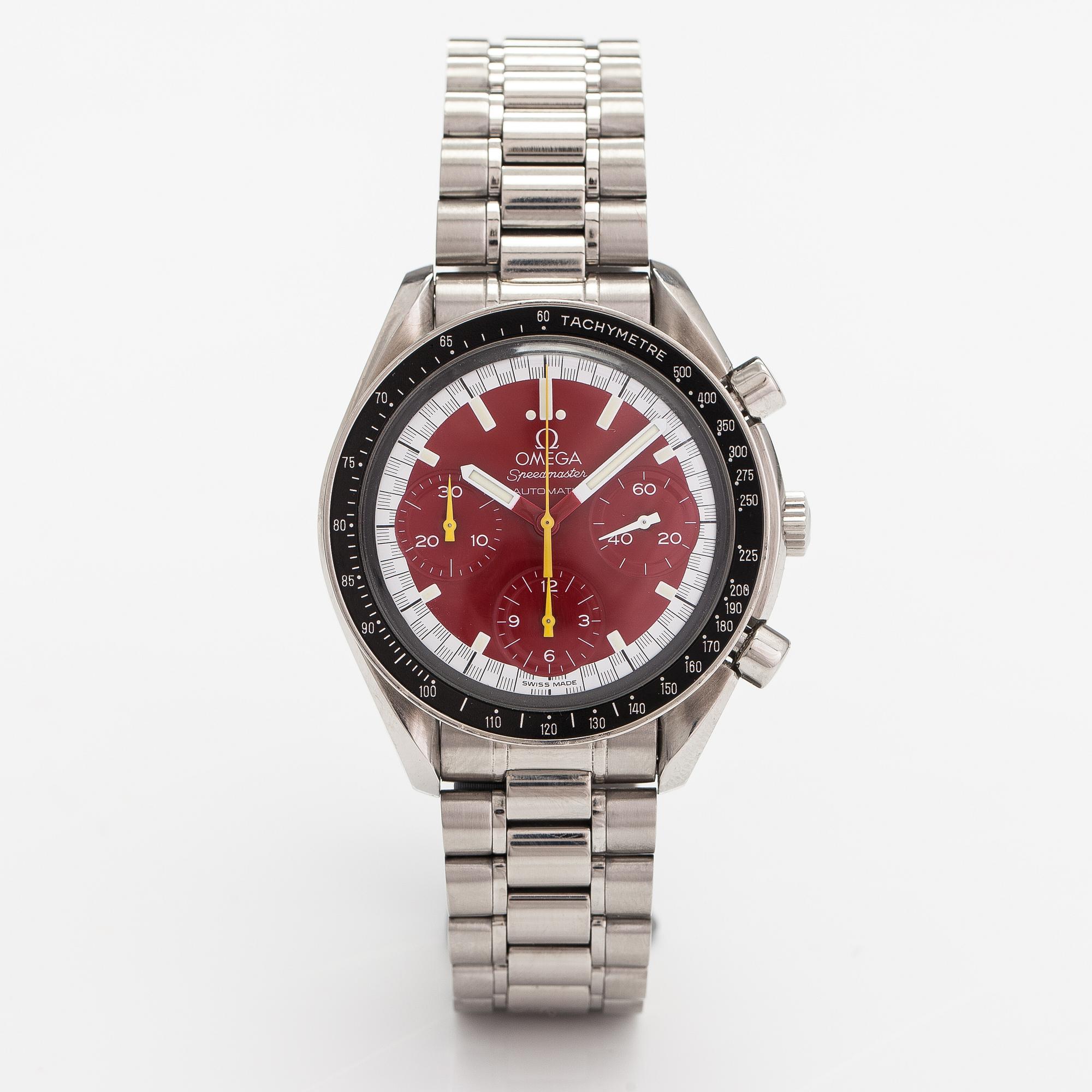Omega, Speedmaster reduced Schumacher, wrsitwatch, 39 mm.