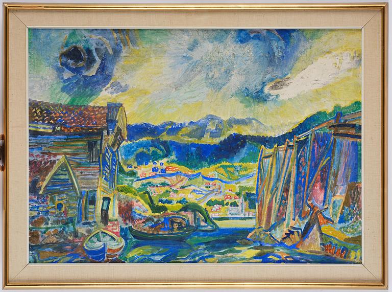 Bruno Krauskopf, The Fishing Harbour.