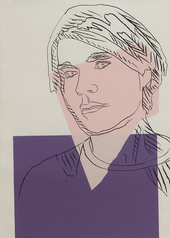 Andy Warhol, färgserigrafi 1978.