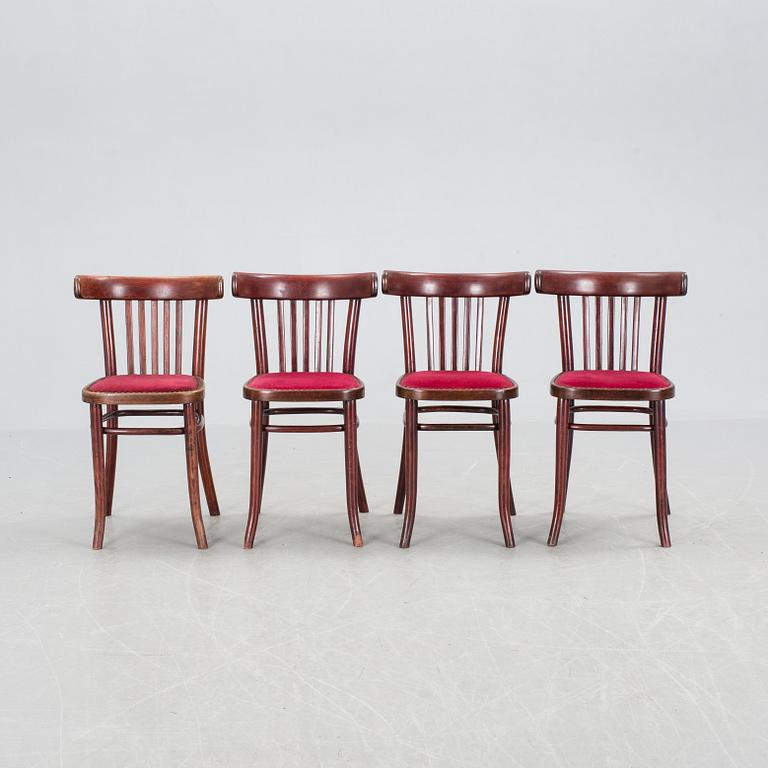 STOLAR, 4 st, Thonet, 1900-talets första hälft.