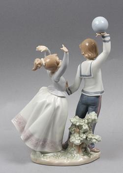 FIGURIN, porslin. Lladro, tillverkningsår 1985-1989.