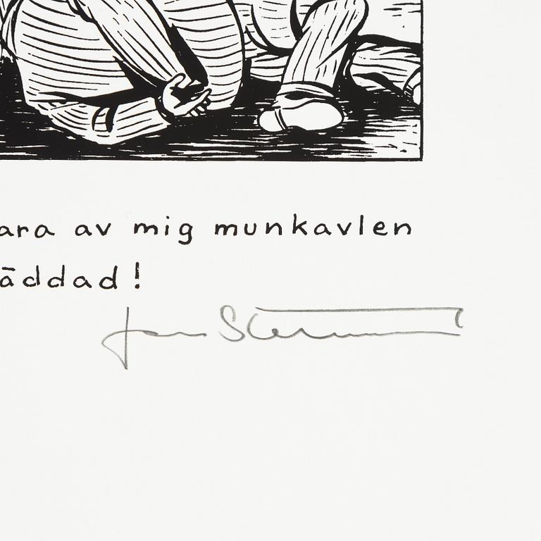 Jan Stenmark, digital print signed numbered 20/100.