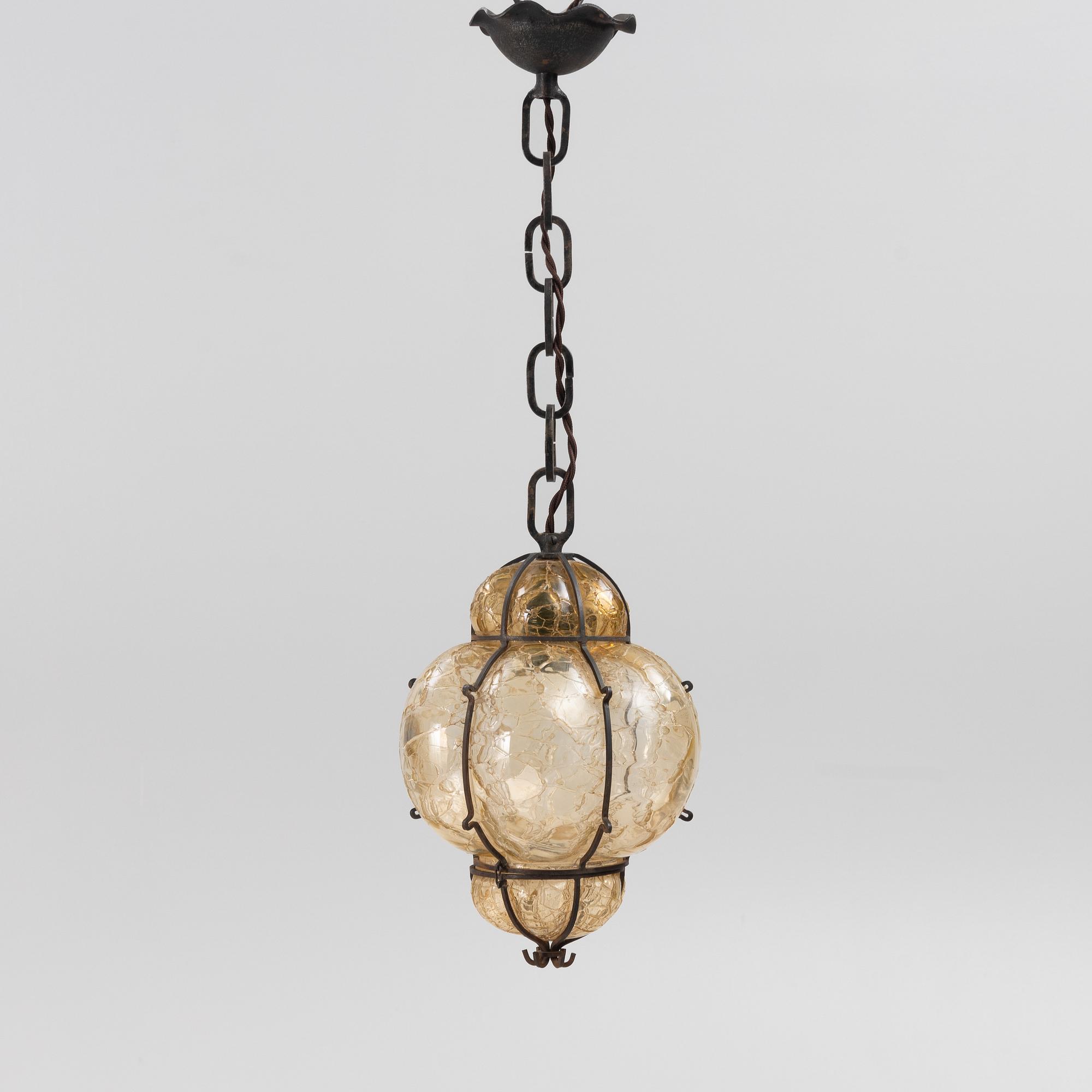 Harald Notini, ceiling lamp, model "10891", Arvid Böhlmarks Lampfabrik, 1930s.