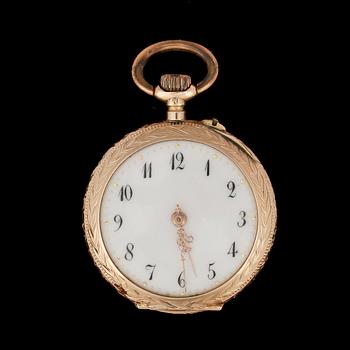 DAMFICKUR, 14 k guld, 1900-talets första kvartal.