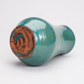 AN IRIS CERAMIK VASE. Marked ABI, 01,8. The turn of 1900.