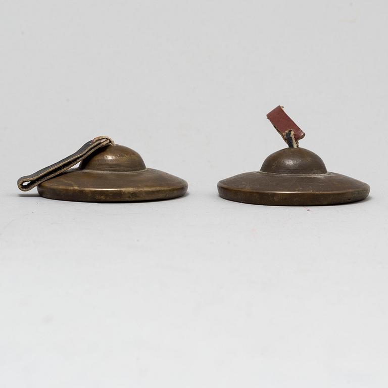 Six tibetan objects, 20th century.