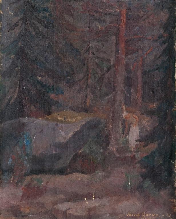 Väinö Hervo, A WOMAN IN THE FOREST.