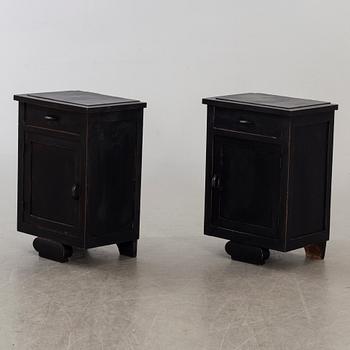 SÄNGBORD, ett par, 1900-tal.