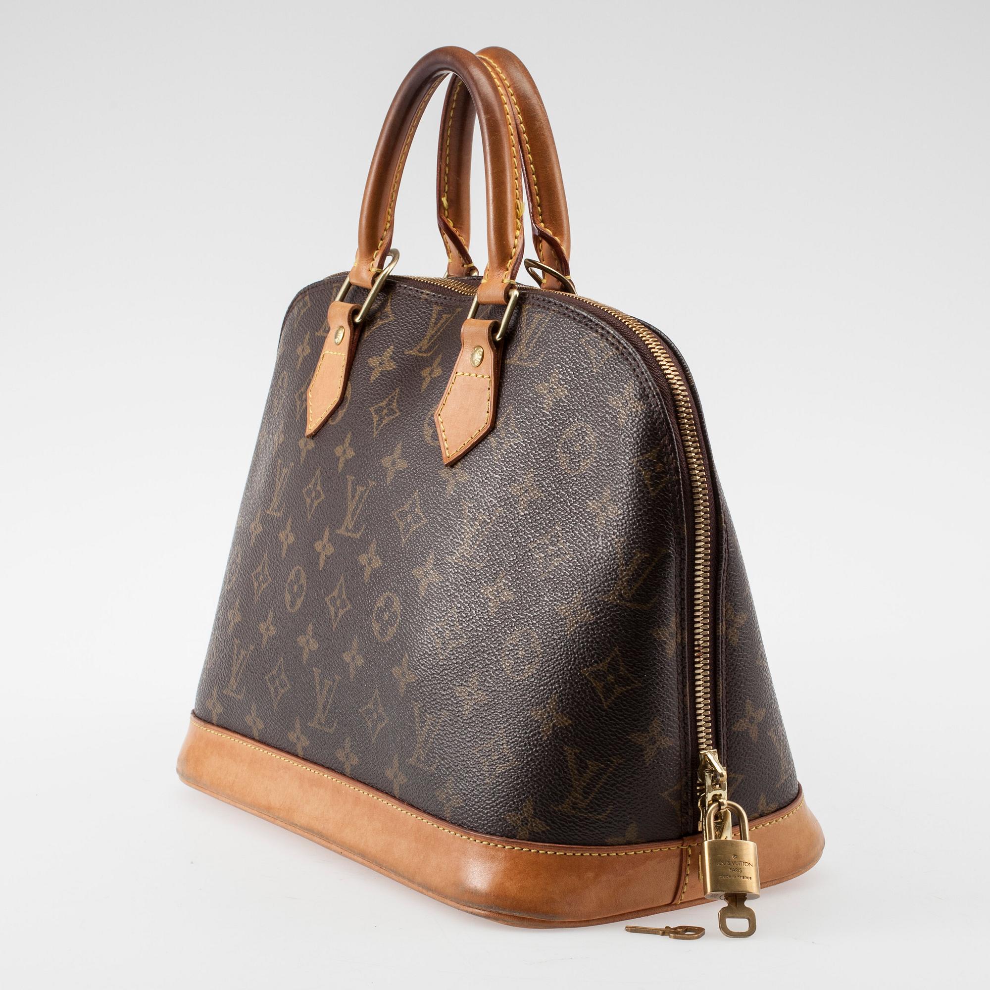 VÄSKA, "Alma", samt SKÄRP, Louis Vuitton.