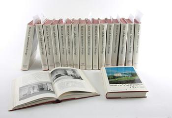 BOK, 18 vol, "Svenska slott o herresäten",
Allhems förlag, Malmö.