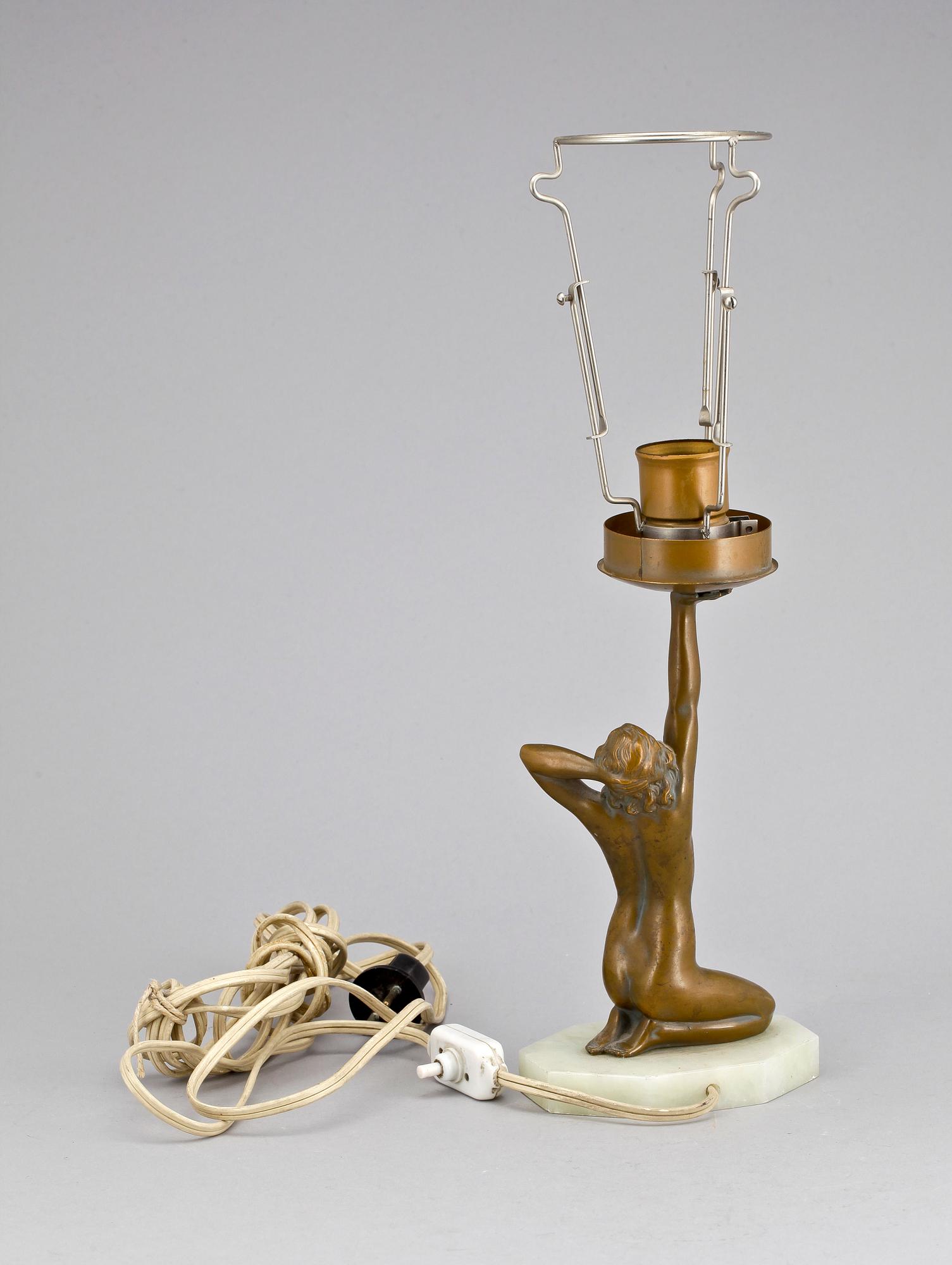 BORDSLAMPA, art deco, 1920/30-tal.