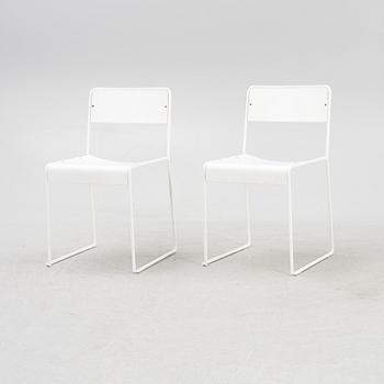 Pierre Sindre, a table and a pair of chairs, "Brokk" & "Sindre", Källemo.