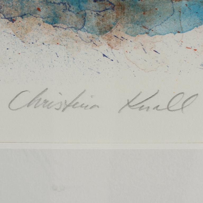 CHRISTINA KNALL, litografi, signerad och numrerad 50/290.