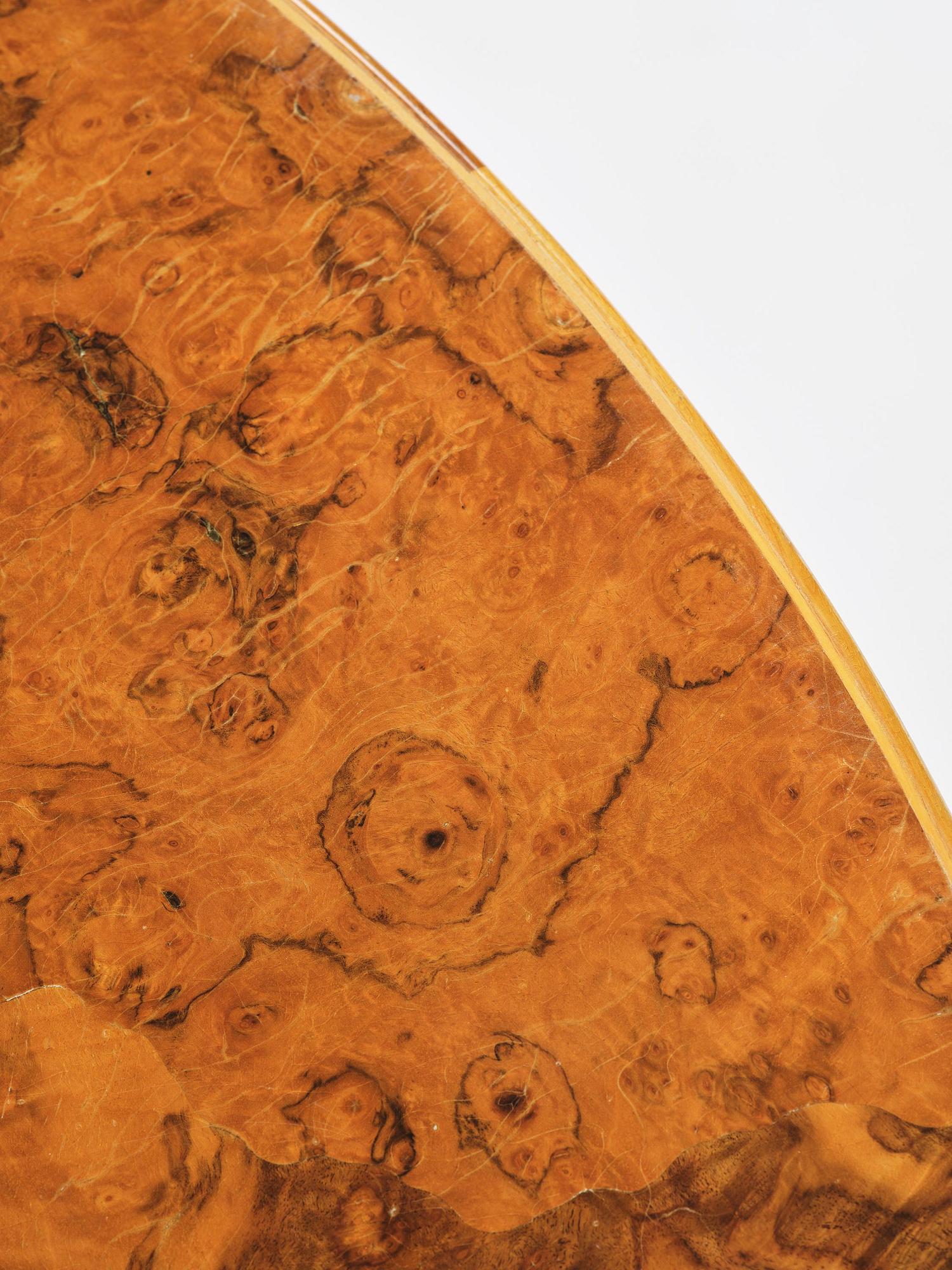 Josef Frank, a walnut veneered table model 1028, Firma Svenskt Tenn, pre 1985.