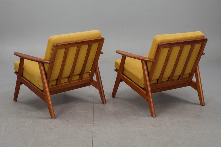 FÅTÖLJER, ett par, 1960-tal.