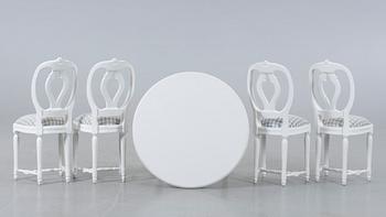 BARNMÖBLER, 5 delar, Gustaviansk stil, 1990-tal.