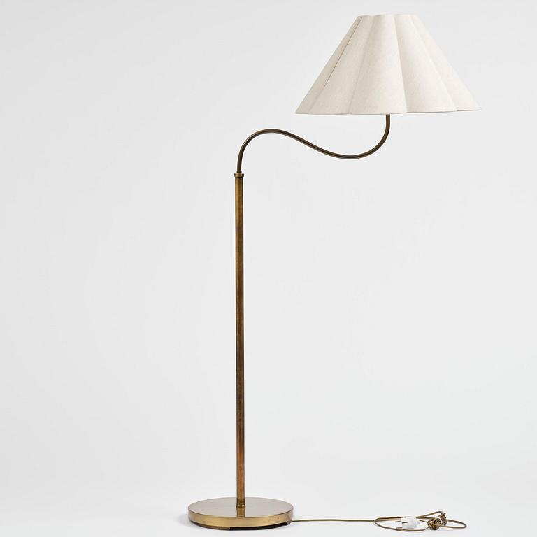 Swedish Modern, a floor lamp, 1940s.