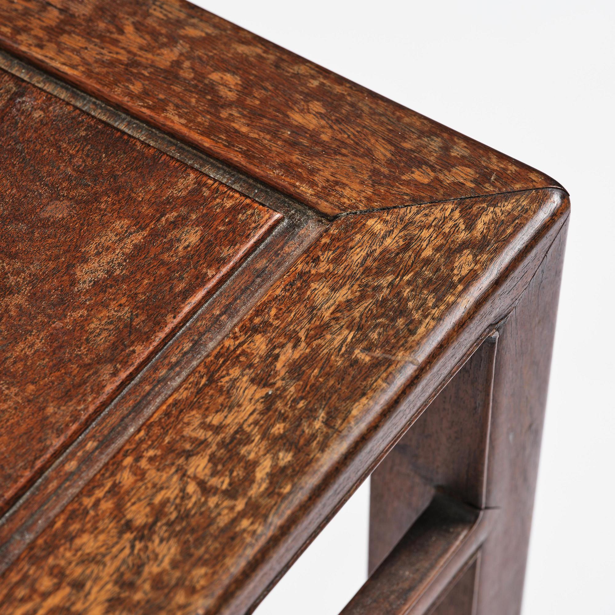 A hardwood table, Qing dynasty.