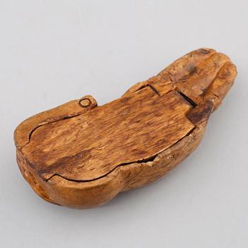 SNUSHUND, masurbjörk, omkring år 1900.