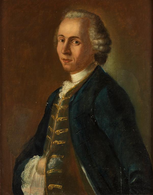 ANDERS BERGIUS, attributed, oil on canvas mounted on board, a pair.