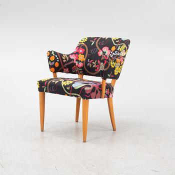 Carl Malmsten, a 'Lilla sällskapet' easy chair, second half of the 20th Century.