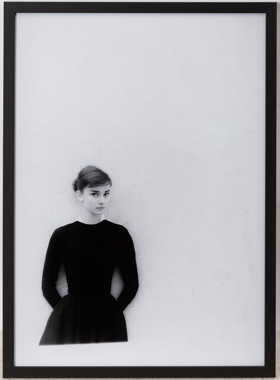 Per-Olow Anderson, "Audrey Hepburn photographed on the set for War and Peace, 1955".