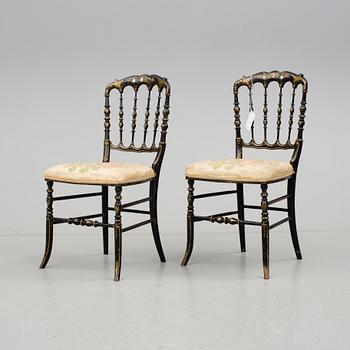 STOLAR, ett par, 1800-talets slut.