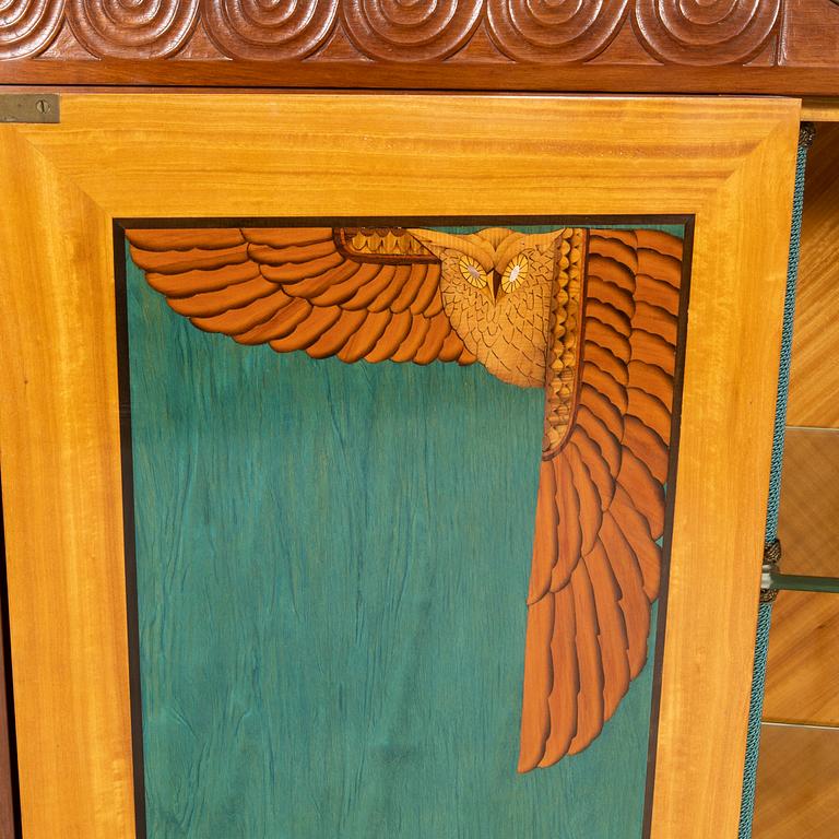 Cabinet with bar section circa 1900.