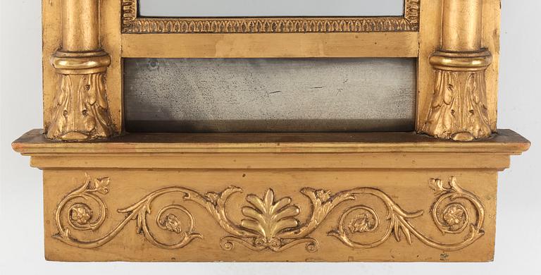 SPEGEL, empire, Johan Martin Berg (1772-1852), Göteborgs Hallstämpel, tidigt 1800-tal.