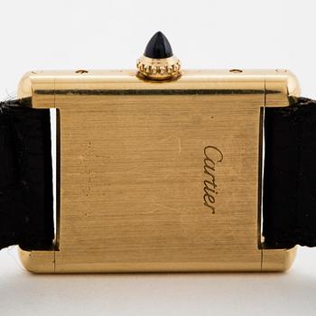 Cartier, Tank, wristwatch, 20,5, x 20 (28) mm.