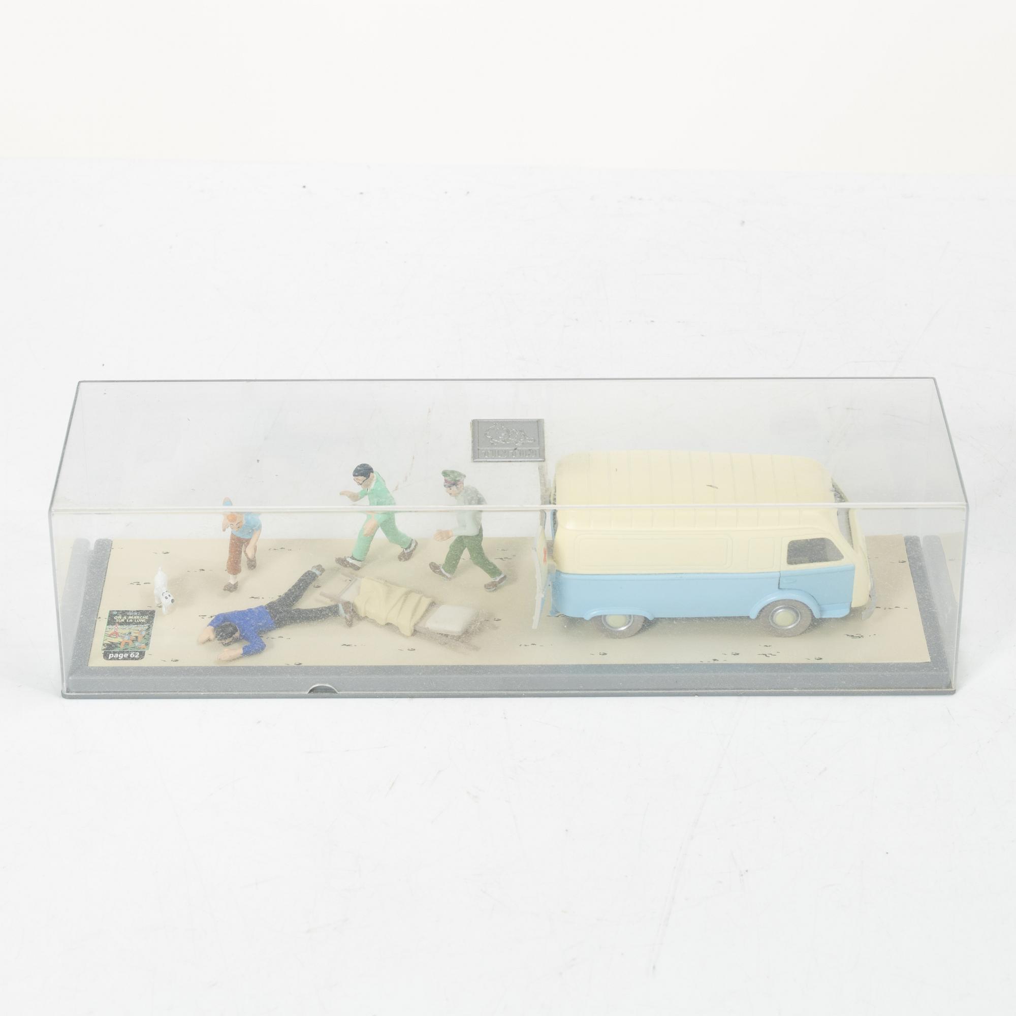Tintin, samlarfigurer ca 25 delar, Hergé Moulins Art.