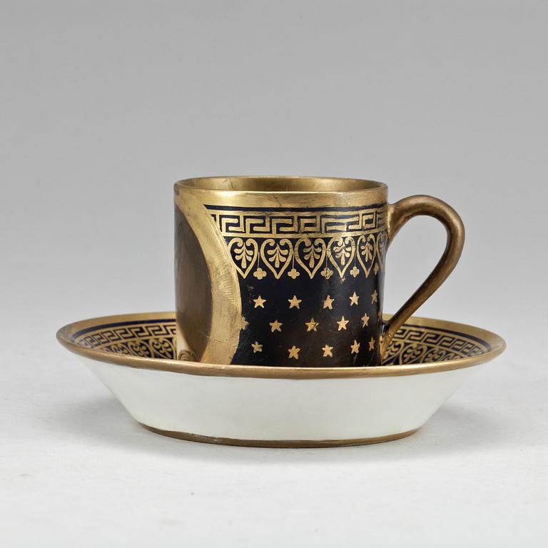 KOPP med FAT, empire, Darte, Paris, 1800-tal.